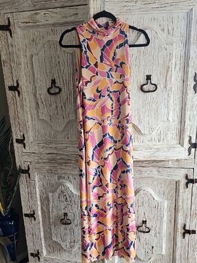 NWT AFRM Sleeveless Fitted Mock Neck Maxi Dress - Size M